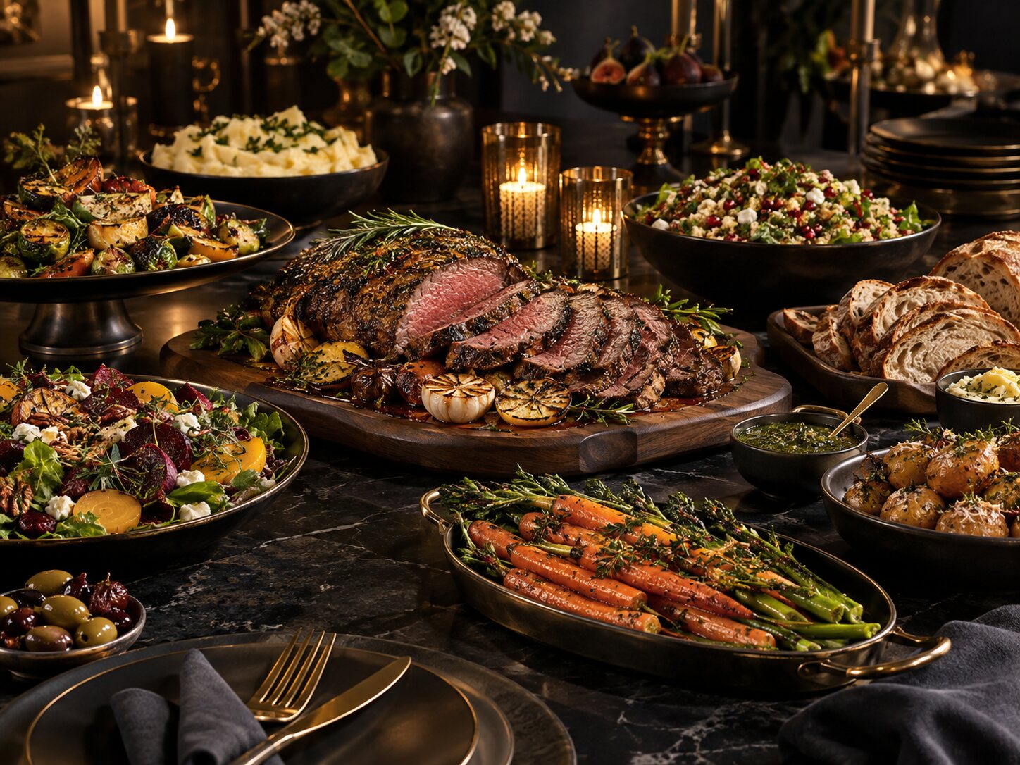 Upscale small event catering presentation in Chicago